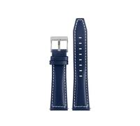 NINOMA Compatible With Longines Fast Equestrian Comcast Master Series Replacement Bands Bracelet For Men Women Cowhide Watch Chain Folding Buckle(Blue wl sk,21mm)
