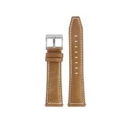 NINOMA Compatible With Longines Fast Equestrian Comcast Master Series Replacement Bands Bracelet For Men Women Cowhide Watch Chain Folding Buckle(Khaki wl sk,22mm)