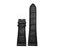 NINOMA Genuine Leather Bracelet 26mm 22mm 30mm Compatible With Franck Muller FM6000H Watch Strap Wristwatches Accessories Cowhide Watch Band(Black no buckle,30mm)