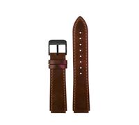 NINOMA Retro Genuine Leather Watchband Compatible With Casio A158W A168 / F91w / AE-1200WHD/A158/A159/A169/AE1200 Vintage Watch Bracelet Strap(Brown bk)