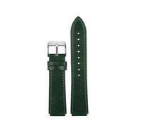 NINOMA Retro Genuine Leather Watchband Compatible With Casio A158W A168 / F91w / AE-1200WHD/A158/A159/A169/AE1200 Vintage Watch Bracelet Strap(Green sk)
