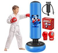 Ninonly Kids Punching Bag with Boxing Gloves & Pump 51''/130cm Inflatable