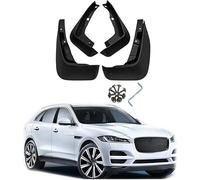 NINQ 4Pcs Car Mud Flaps for J-aguar F-PACE 2016-2024, Custom Splash Guards Front Rear Wheel Mudguards Kit, Exterior Protection Accessories