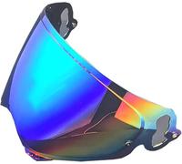 NINQ Motorcycle Helmet Visor for ARAI Tour Cross 5, UV Anti-Fog Motorcycle Helmet Visor Lens Windproof Motorbike Helmet Face Shield,normal-D Tea Colorful Green