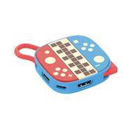 Ninten- do Switch Portable Dock Compatible with Switch 1&2/OLED, Switch 2 Travel Dock Support 4K/60HZ, USB 3.0 Port 100W Charging, 3 in 1 Docking Station Adapter for TV (Red&blue)