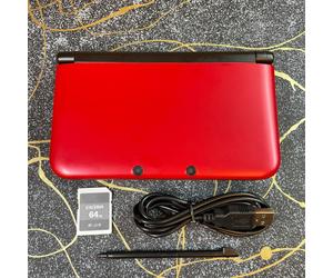 Nintendo 3DS LL XL Console Region Free English Menu 64GB SD Charger Very Good