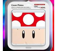 Nintendo 'NEW' 3DS Red Mushroom Toad New Original Cover Plate No. 007 - RARE