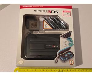 NINTENDO 3DS ORIGINAL OFFICIAL CONSOLE CASE STYLUS GAME CART HOLDER BRAND NEW