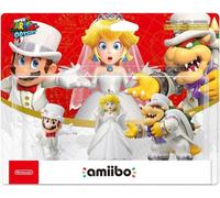 Nintendo Amiibo 3 Pack - Mario, Peach & Bowser (Wedding)(S. Mario Odyssey Col.)