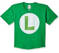 Nintendo Boys' Luigi Icon Graphic T-Shirt, Kelly, S