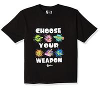 Nintendo boysNNTD0630-40001001Splatoon Weapons Graphic T-Shirt Short Sleeves T-Shirt - Black - Large