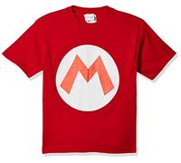 Nintendo boysNNTD0888-40001001Mario Icon Graphic T-Shirt Short Sleeve T-Shirt - red - XL
