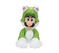 Nintendo Cat Luigi Figure, 2.5" / 6cm Posable Articulated Action Figure, Perfect for Kids and Collectors