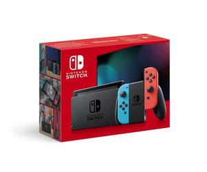 Nintendo Console Switch avec Joy-Con bleu néon et rouge néon (Nintendo Switch)