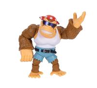 Nintendo Donkey Kong Funky Kong Figurine 4", Banana Coin Accessory Included, Officially Licensed by Jakks Pacific