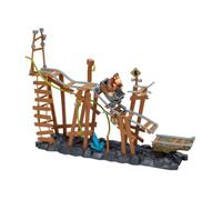 Nintendo Donkey Kong Mine Cart Action Set & Action Figure, Officially Licensed by Jakks Pacific, Includes Donkey Kong Mini Figure & Mine Cart, Interactive Diorama, Ideal for Collectors, for 3+