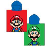 Nintendo Double Poncho Towel 100% Cotton Poncho Towel 87043 115 x 50cm Mario