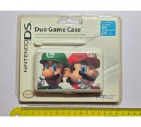 NINTENDO DS DSi OFFICIAL GAME CARTRIDGE CASE HOLDER STYLUS NEW Mario Luigi White