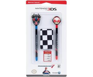Nintendo DS Lite DSi 3DS XL Official Mario Kart 7 Stylus Kit Pen Pack Brand New