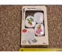 NINTENDO DS OFFICIAL KEY CHAIN GAME CARTRIDGE CART CASE x2 Yoshi Peach BRAND NEW