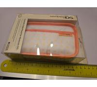 NINTENDO DSi ORIGINAL OFFICIAL CONSOLE CARRY CASE POUCH White Orange NEW HORI