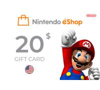Nintendo eShop Card 20 USD Key - NORTH AMERICA