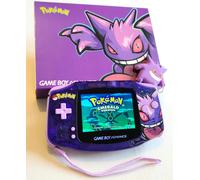 Nintendo Game Boy Advance Gengar Pokemon Hispeedido V5 IPS Backlit Screen GBA