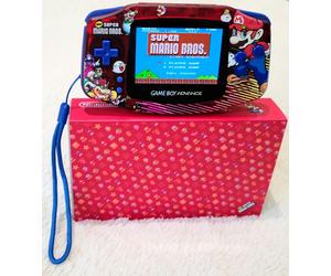 Nintendo Game Boy Advance Mario Boxed 150 NES Games USB-C M2 IPS Screen Retro