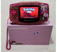 Nintendo Game Boy Advance Mew Pokemon Boxed USB-C M2 Backlit IPS Screen Retro