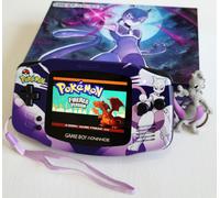 Nintendo Game Boy Advance MewTwo Pokemon Boxed V3 IPS USB-C GBA SP Tacticles