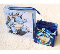 Nintendo Game Boy Advance SP X Blastoise Pokemon Boxed Backlit M2 IPS Screen GBA