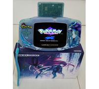 Nintendo Game Boy Advance Suicune Pokemon Crystal Boxed USB-C M2 IPS Screen GBA