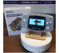 Nintendo Gameboy Advance - Glacier Blue - V5 IPS Backlit - GBA AGB 001/Game Boy