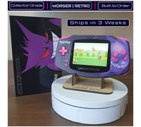 Nintendo Gameboy Advance - UV Gengar/Pokemon - M2 IPS Backlit - GBA AGB 001
