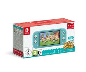 NINTENDO HW SWITCH CONSOLE SWITCH LITE TURQUOISE + ANIMAL CROSSING CODE - SWITCH LITE