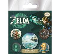 Nintendo Hyrule Skies Badge Set in Green Nintendo Green