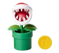 Nintendo Jakks Pacific Piranha Plant Figurine with Question Box, Multicoloured, 10 cm (72632)