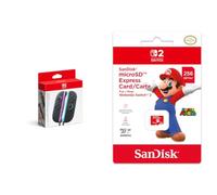 Nintendo Joy-Con 2 (L)/(R) Light Purple/Light Green SanDisk microSD Express Card Switch 2