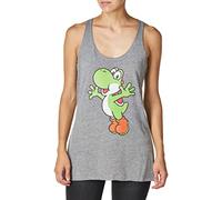Nintendo Junior's Yoshi Icon Graphic Tank - Gray - X-Large