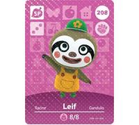 Nintendo Leif Animal Crossing Happy Home Designer Amiibo Card - 208/300