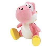 Nintendo Little Buddy 1218 1418 Super Mario All Star Collection Pink Yoshi Plush, 7", 6 "
