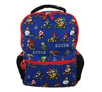 Nintendo Mario Kart Boys Girls Teen 16 Inch School Backpack, Blue, One Size, Nintendo Mario Kart Boys Girls Teen 16 Inch School Backpack