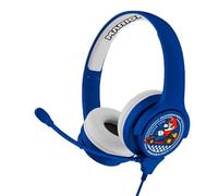 Mario Kart Logo Interactive Study Premier Children's Headphone with Boom Microphone