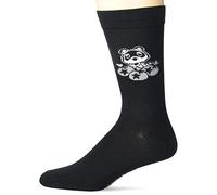 Nintendo Men's Animal Crossing Single Crew, Black, Fits Sock Size 10-13 Fits Shoe Size 6.5-12.5