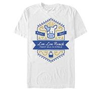 Nintendo Men's Lon Ranch T-Shirt, White, S