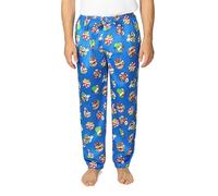 Nintendo mens Pajama Pants, Lounge Bottoms With Drawstring, Ultra-soft & Comfortable, Mario and Friends, S