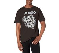 Nintendo Men's So Mario T-Shirt, Black, 3XL