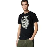 Nintendo Men's So Mario T-Shirt, Black, XXXXL