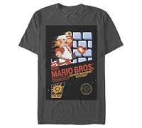 Nintendo Men's Super Mario Dashin Action, Charcoal, XXL