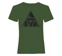 Nintendo Men's Triforce Legend Of Zelda T-Shirt in Green | Size: Medium Nintendo Green M